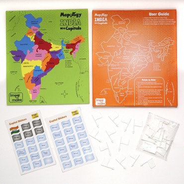 Imagimake Mapology India with Capitals